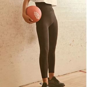 NWOT Free People Movement Good Karma Leggings in washed black no logo
